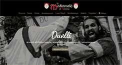 Desktop Screenshot of lamedioevale.it